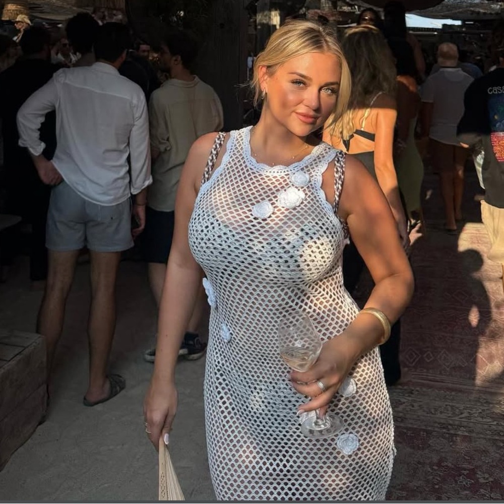 Becca Crochet Maxi Dress